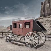 stagecoach robbery on the plains